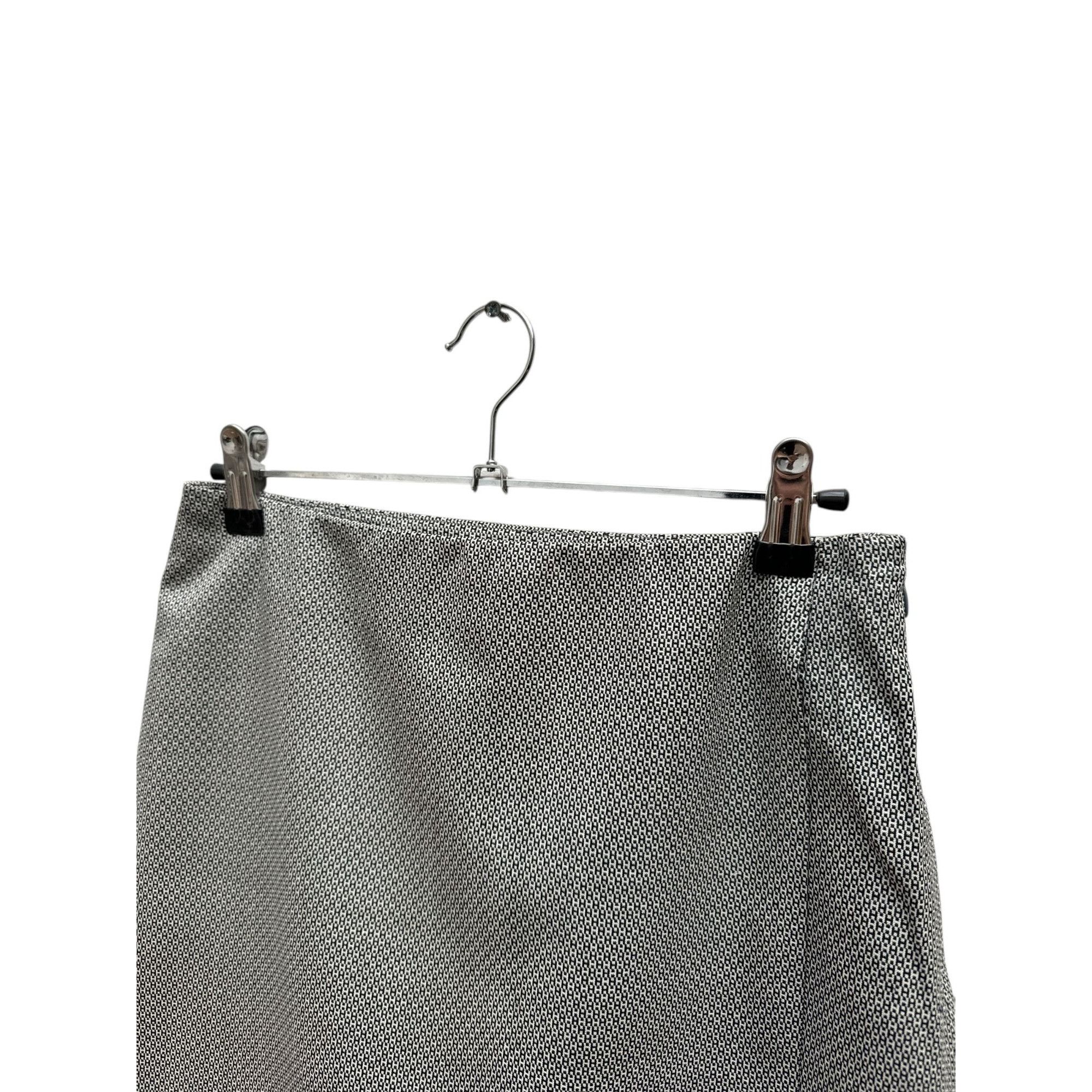 Hermes Grey “H” Monogram Wrap Skirt Size 26" / US 2 / IT 38 - 2 Thumbnail