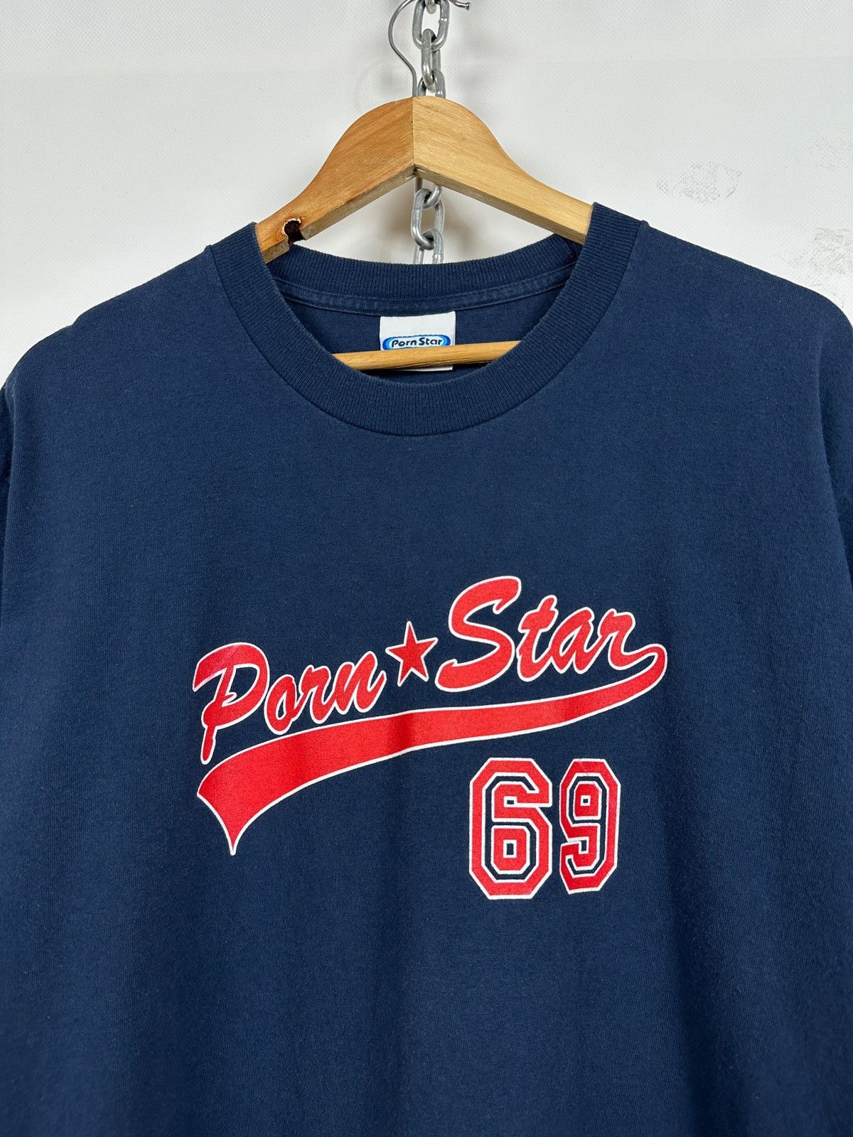 Girl Skateboards Vintage Pornstar 69 Navy Blue T-Shirt Size US M / EU 48-50 / 2 - 8 Thumbnail
