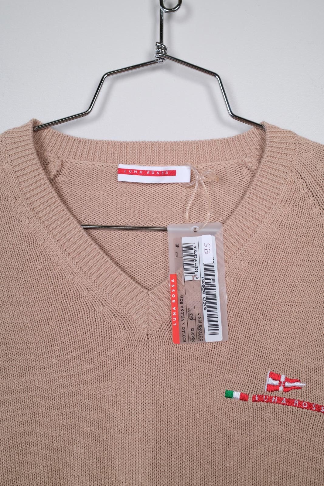 Prada 00's Prada Luna Rossa Knit V-Neck Sweater Size ONE SIZE - 4 Thumbnail