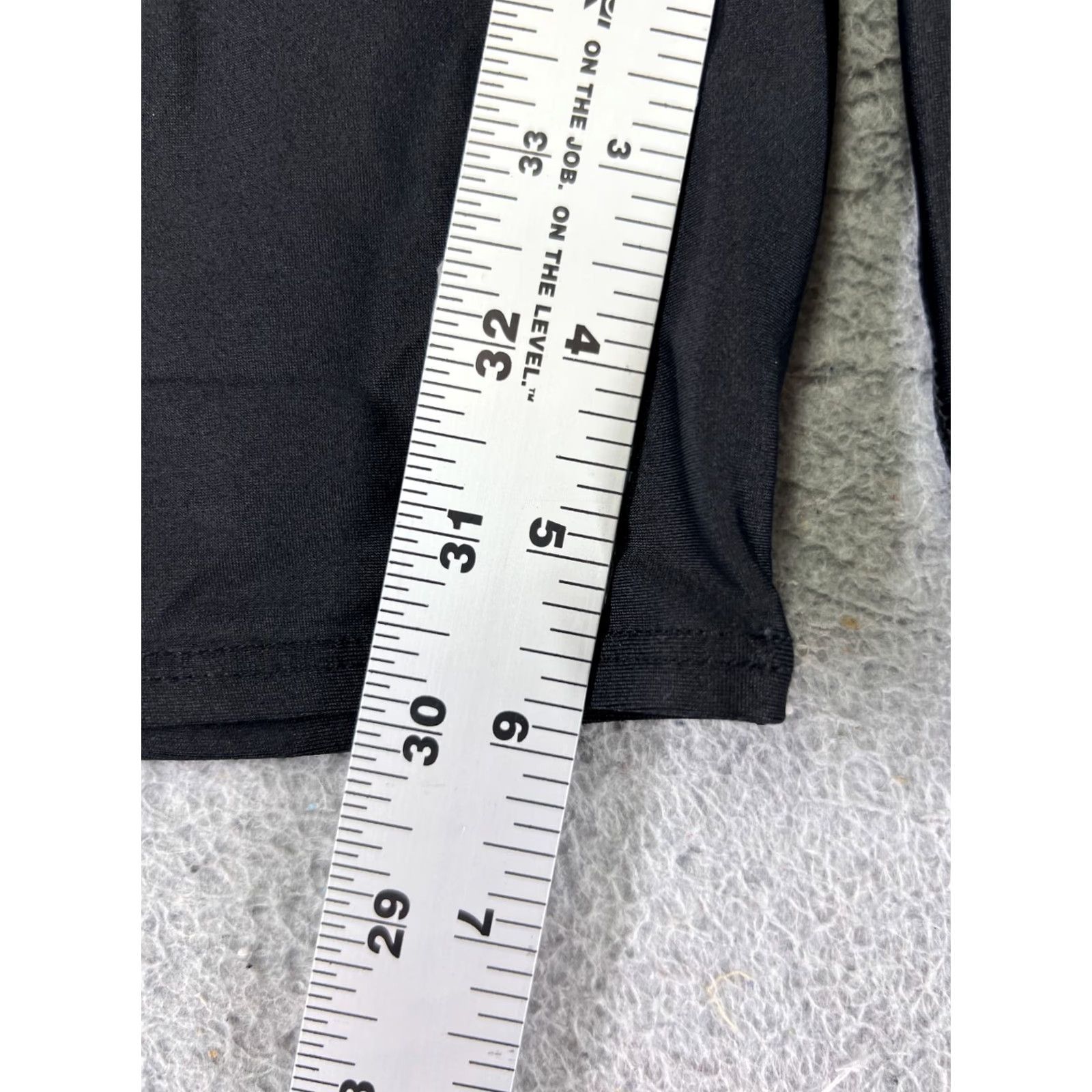 Vintage Jamner Shorts Adult 30 Black Nylon Spandex Blend Swimsuit Unbranded US Made 30x6 Men Bottom Jammer Sports Competitive Lifeguard Training Water Polo Size US 30 / EU 46 - 7 Thumbnail