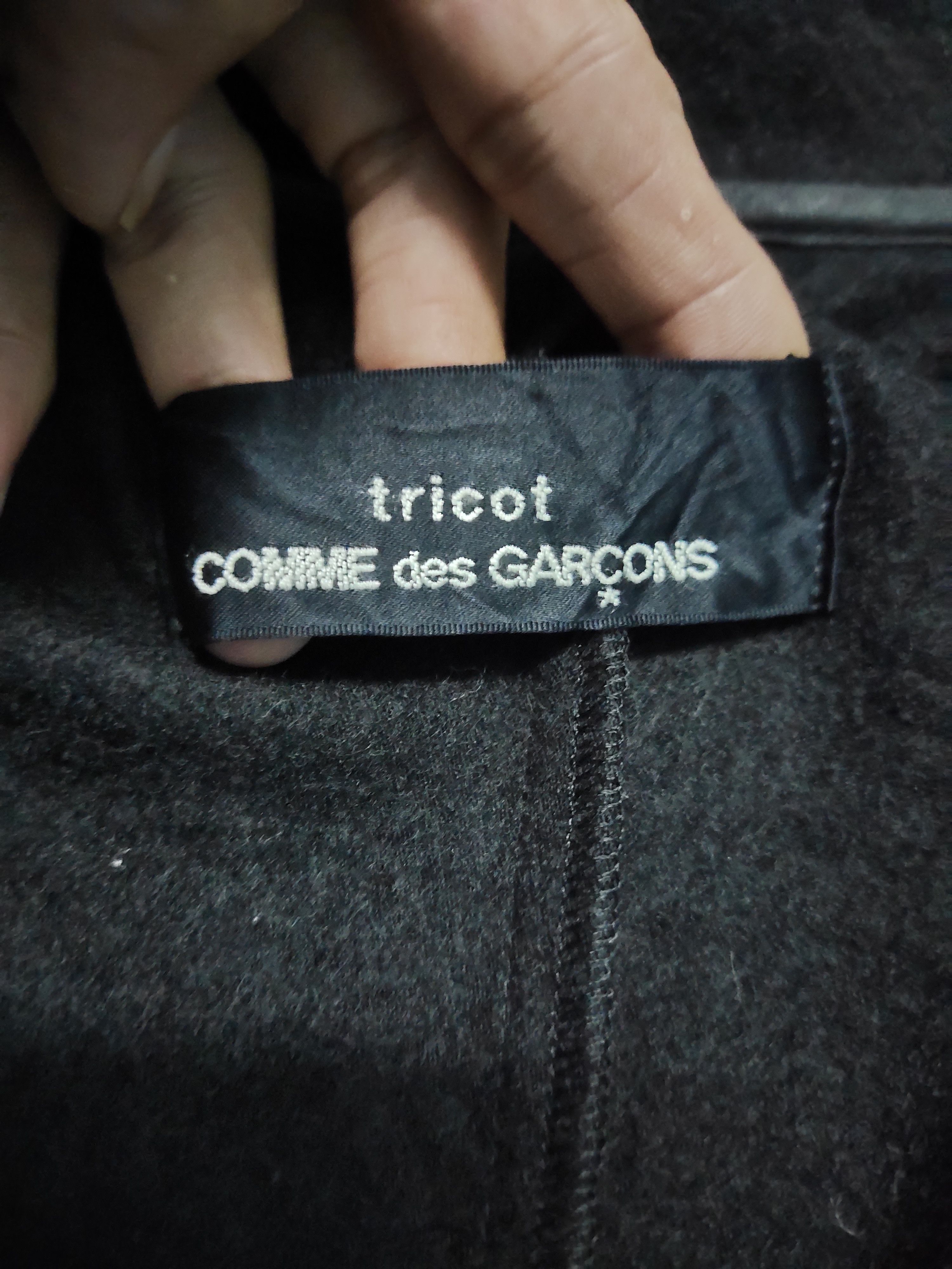 Comme des Garcons × Vintage AD1997 Tricot Comme Des Garçons Wool Top Cropped Size ONE SIZE - 4 Thumbnail