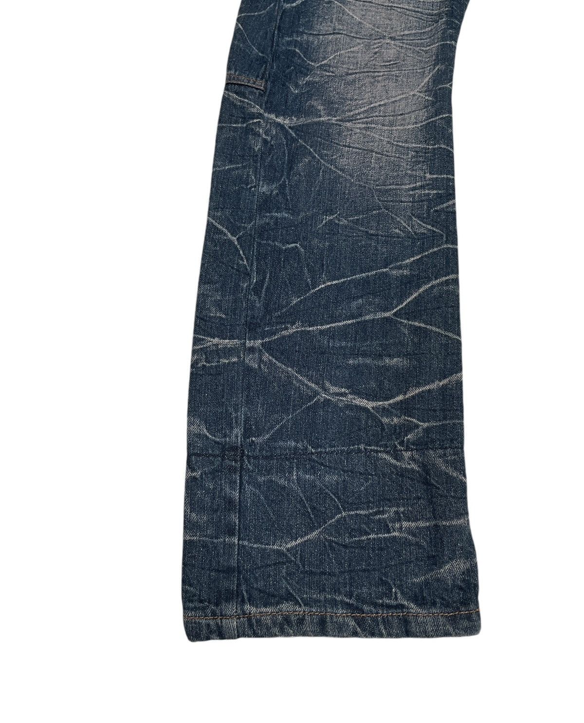 If Six Was Nine Rare Design Vintage Brand Nylaus Double Waist Jeans 2000s Size US 29 - 5 Thumbnail