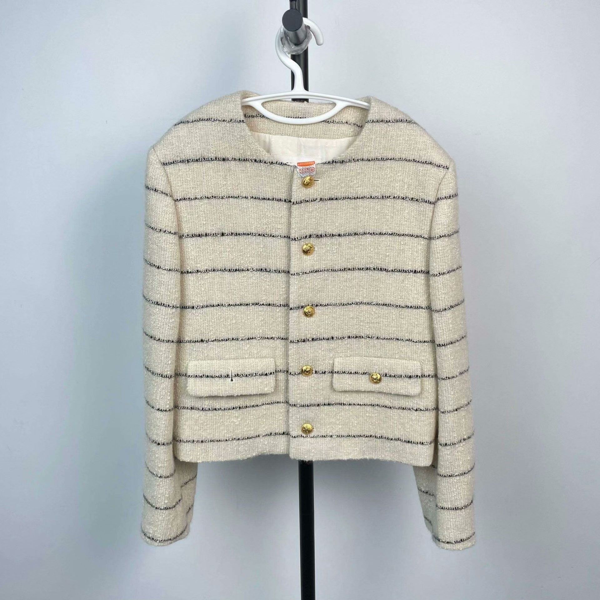 Celine Celine Wool White Coat L Women Size L / US 10 / IT 46 - 1 Thumbnail