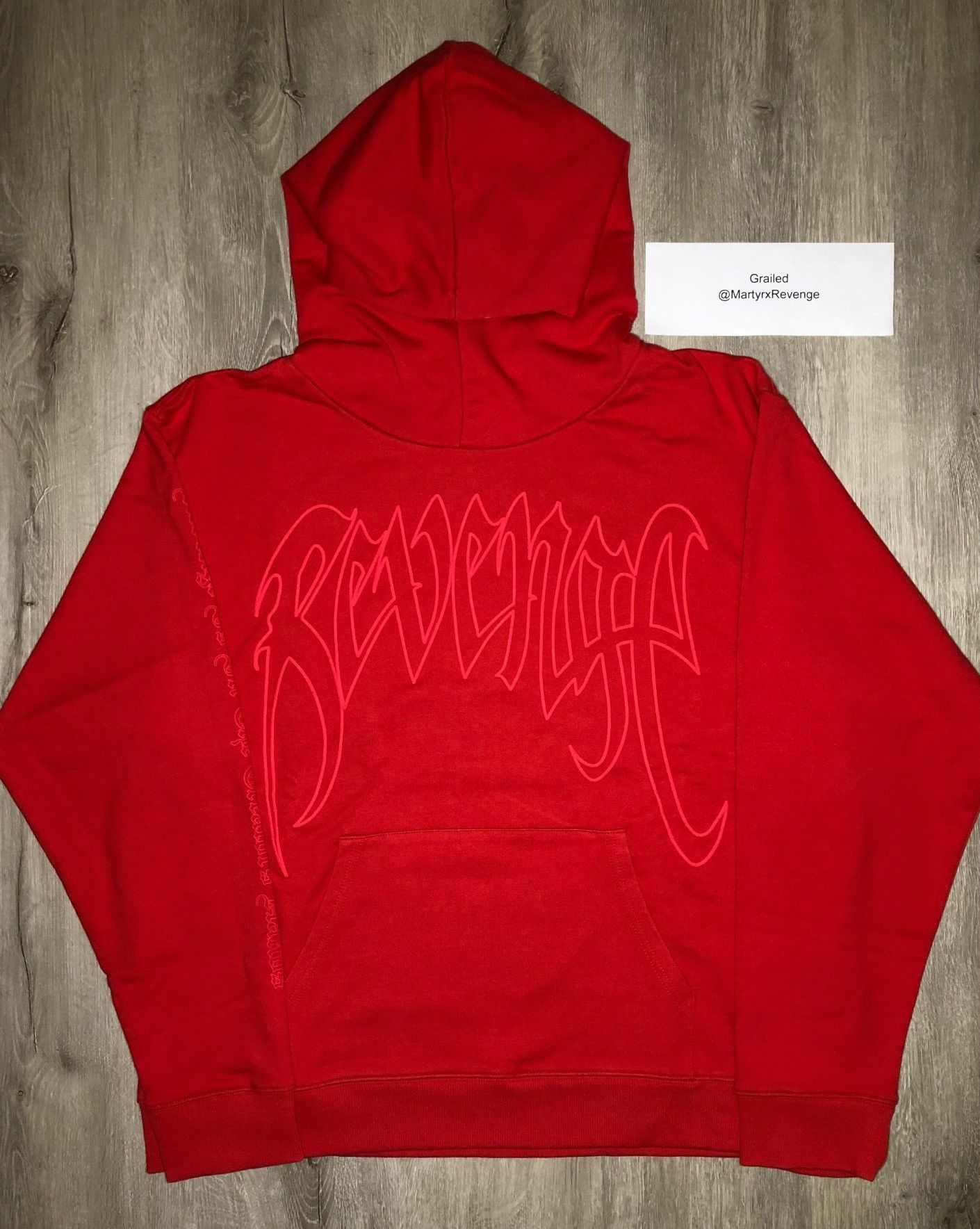 Grailed revenge hoodie online