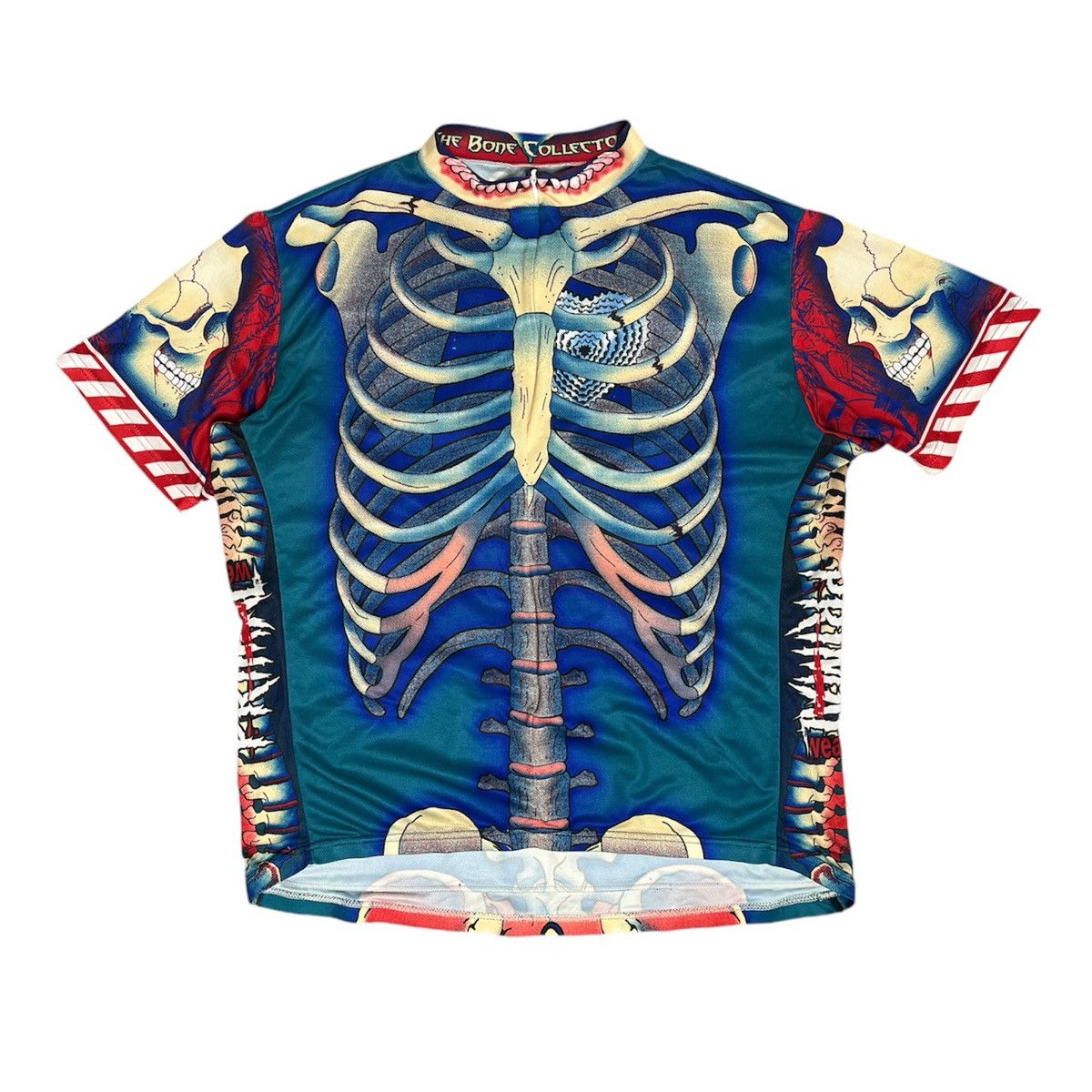 Vintage 00s bone collector cycling shirt Size US XXL / EU 58 / 5 - 1 Thumbnail