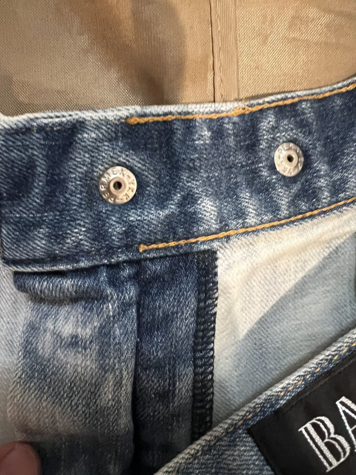 Balmain balmain bleached jeans size 34 Size US 34 / EU 50 - 7 Thumbnail