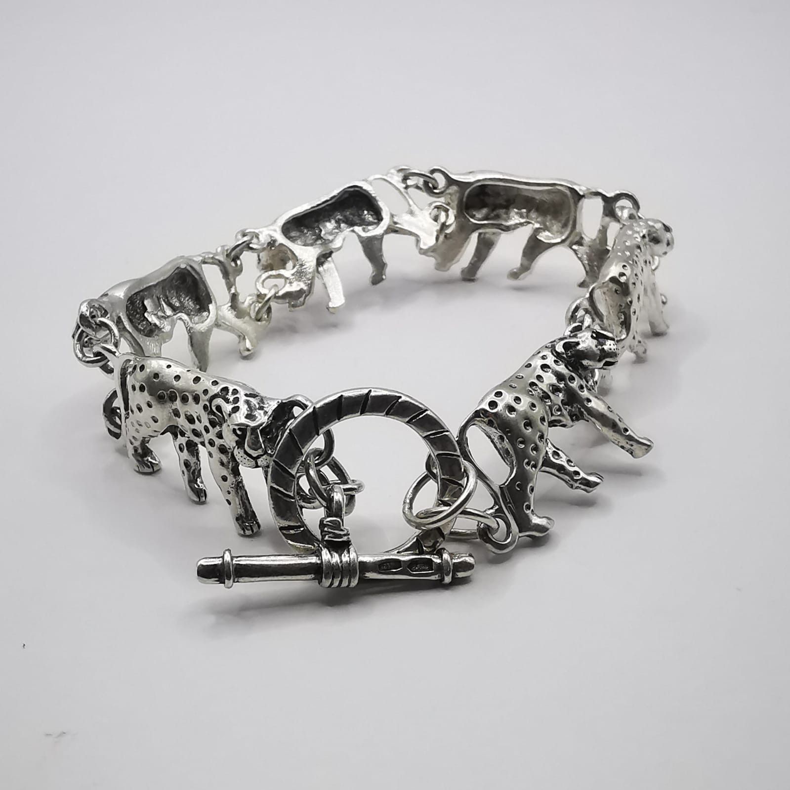 Vintage Bracelet Jewelry, 925 Sterling Silver 29,64g