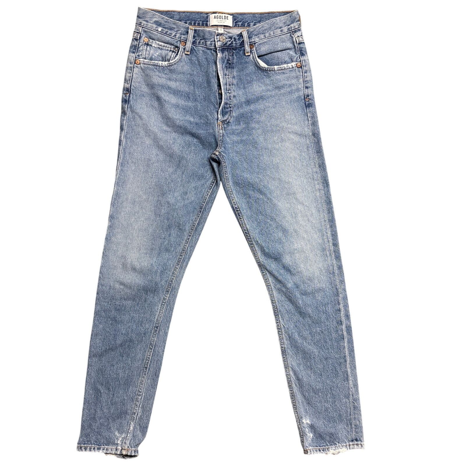 Agolde AGOLDE Jamie High Rise Classic Jeans Blue A0451-778 Size 26" / US 2 / IT 38 - 1 Thumbnail