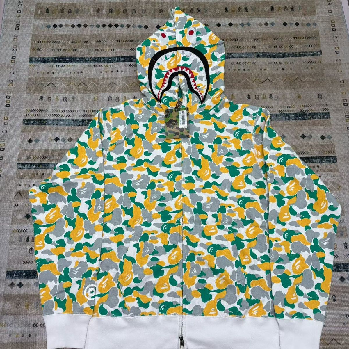 Bape BAPE CAMO FULL ZIP HOODIE Size US L / EU 52-54 / 3 - 1 Thumbnail