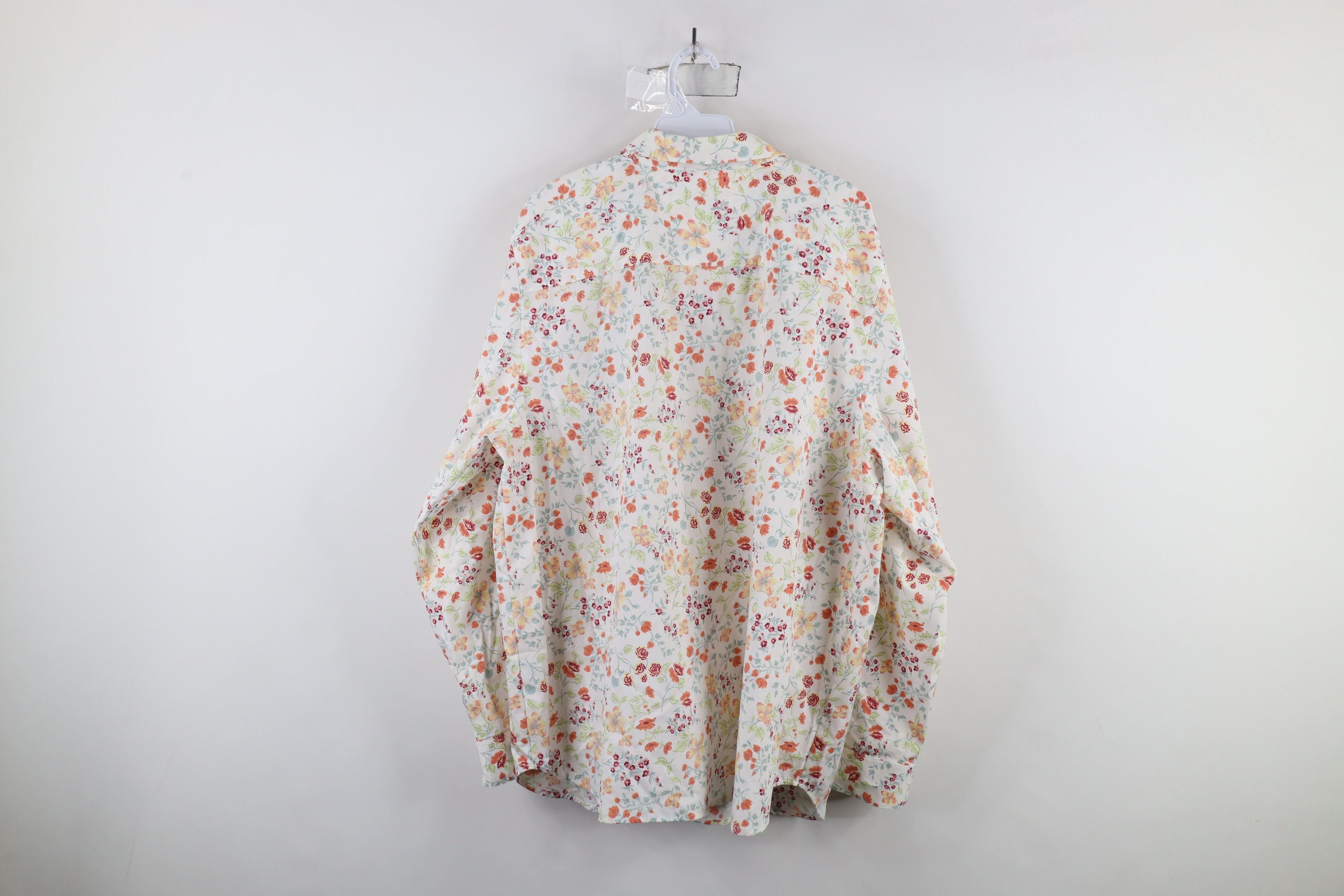 Orvis × Vintage Vintage 90s Orvis Over Print Collared Button Shirt Cotton Size 3XL / US 20-22 - 6 Thumbnail