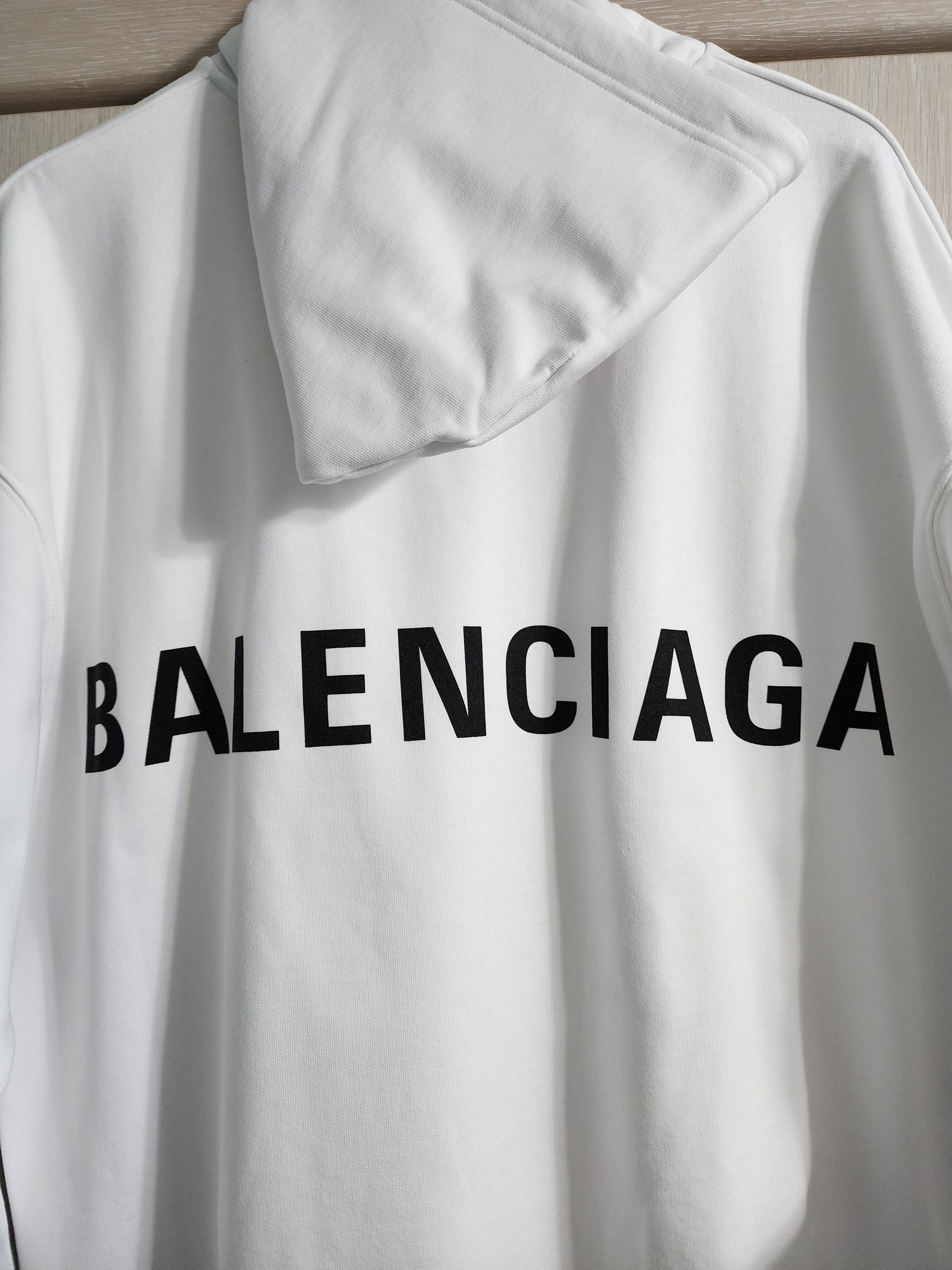 Balenciaga Back Logo Hoodie Size US S / EU 44-46 / 1 - 3 Thumbnail