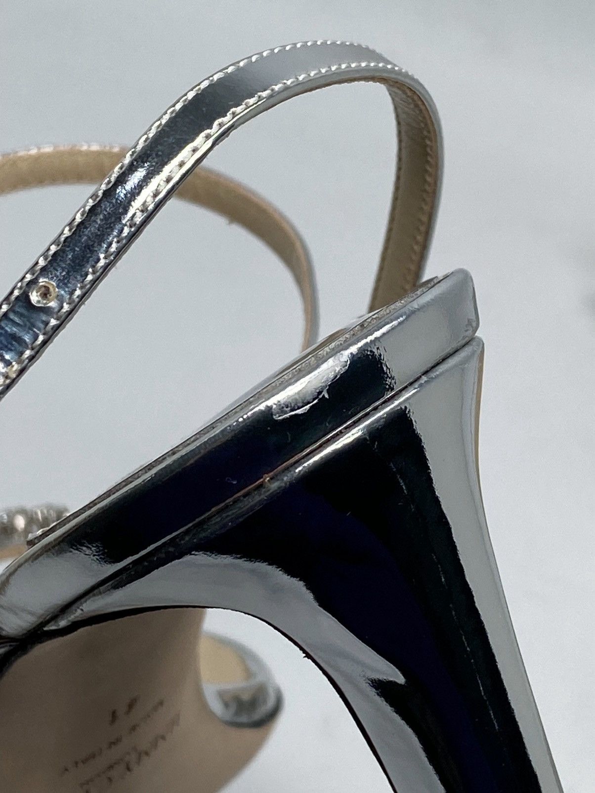 Jimmy Choo Jimmy Choo Meira Embellished Patent Leather Sandals size 41 Size US 11 / IT 41 - 11 Thumbnail