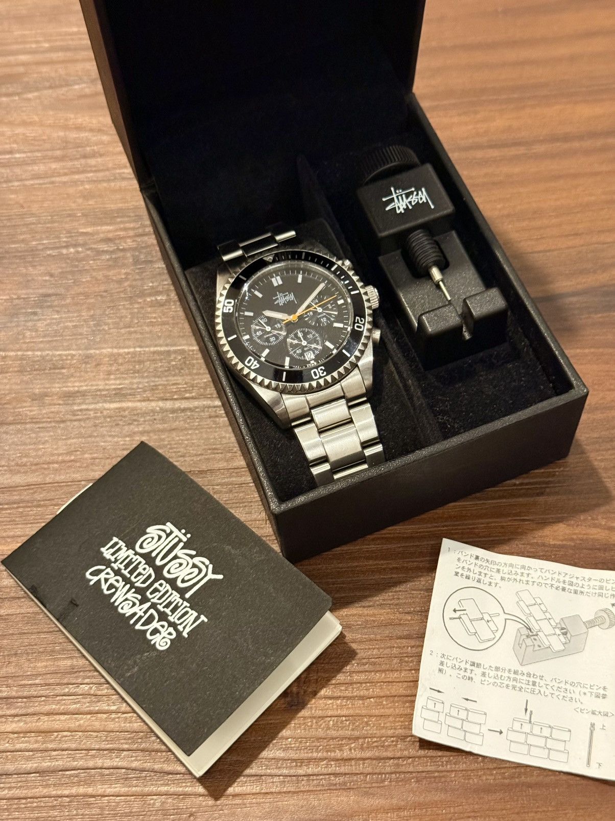 Stussy Stussy Crewsader Limited Edition Silver Watch 2009 (RARE) Size ONE SIZE - 8 Thumbnail