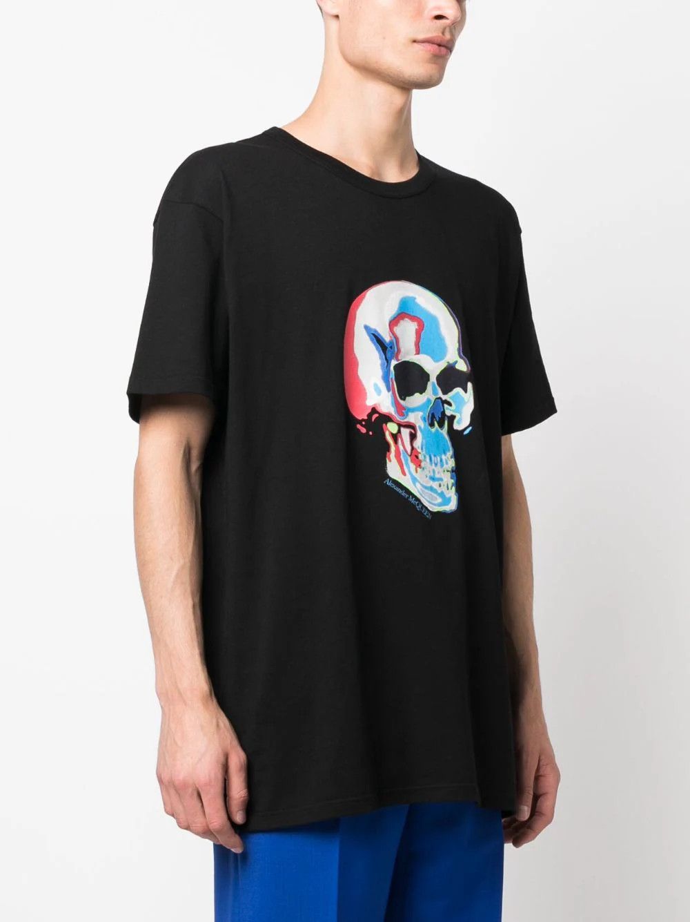Alexander McQueen o1y1024 T-Shirt In Black Size US M / EU 48-50 / 2 - 3 Thumbnail