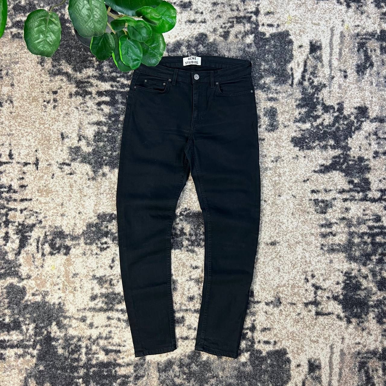 Acne Studios Acne Jeans Luxury Skinny Fit Black Denim Jeans Size US 30 / EU 46 - 1 Thumbnail