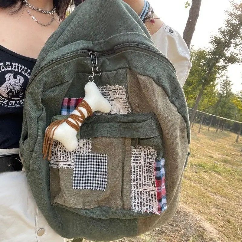 Japanese Brand Classic Simple Backpack Size ONE SIZE - 1 Thumbnail