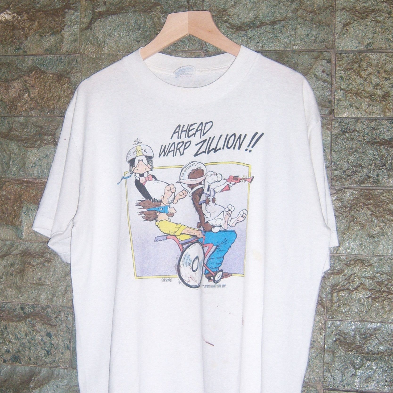 Vintage 1986 Bloom County T shirt Berkeley Breathed Size US M / EU 48-50 / 2 - 2 Thumbnail