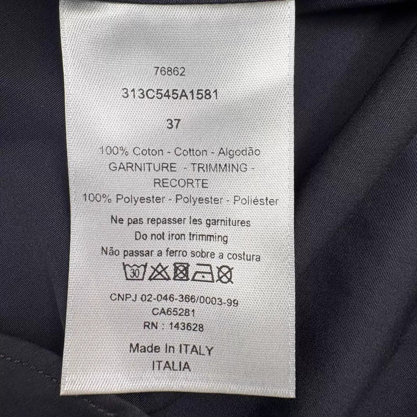Dior Dior Embroidered Logo Long Sleeve Shirt 37 New Size US XS / EU 42 / 0 - 6 Thumbnail
