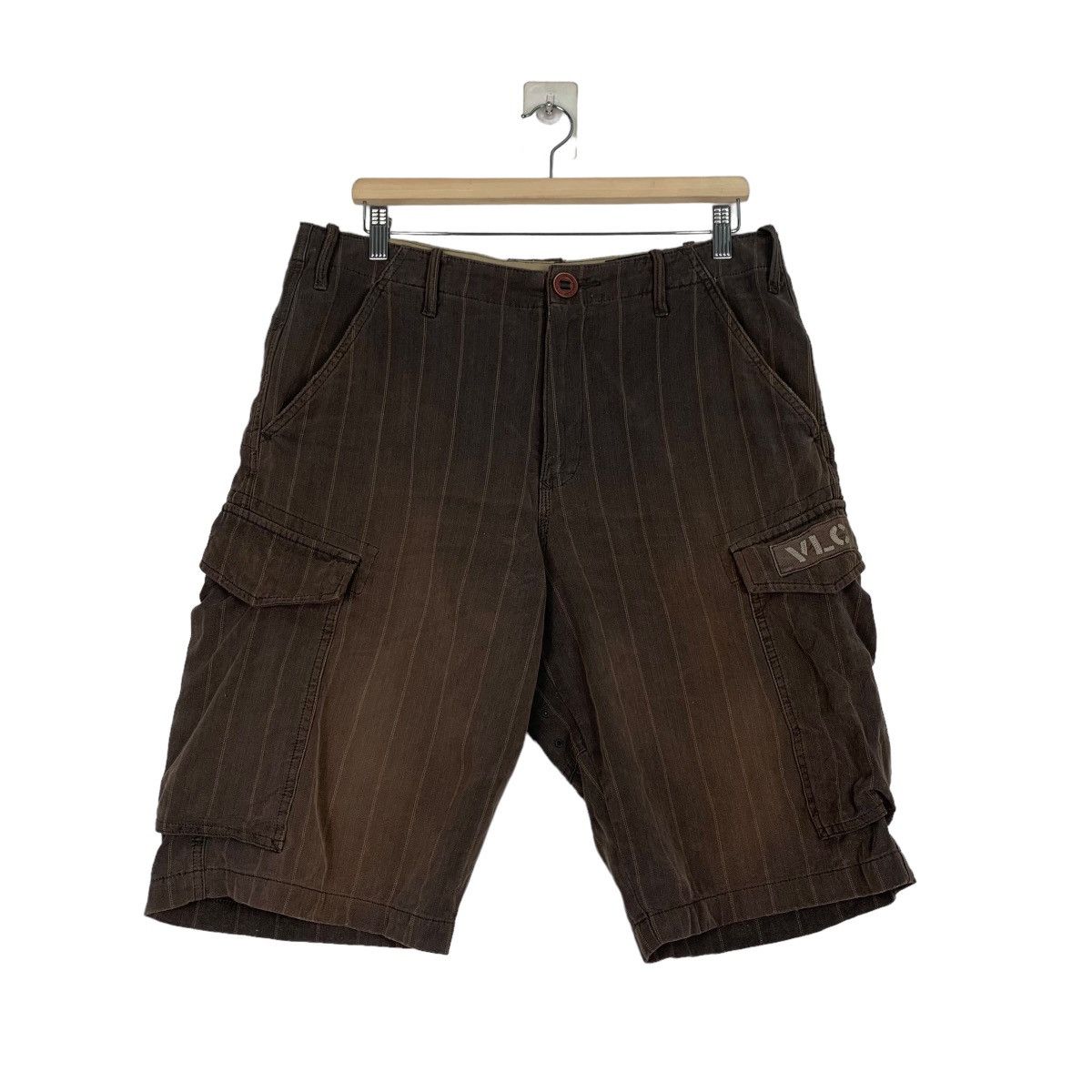 Volcom Volcom Stone Striped Sun Faded Cargo Short Pant #0982-C44 Size US 32 / EU 48 - 1 Thumbnail