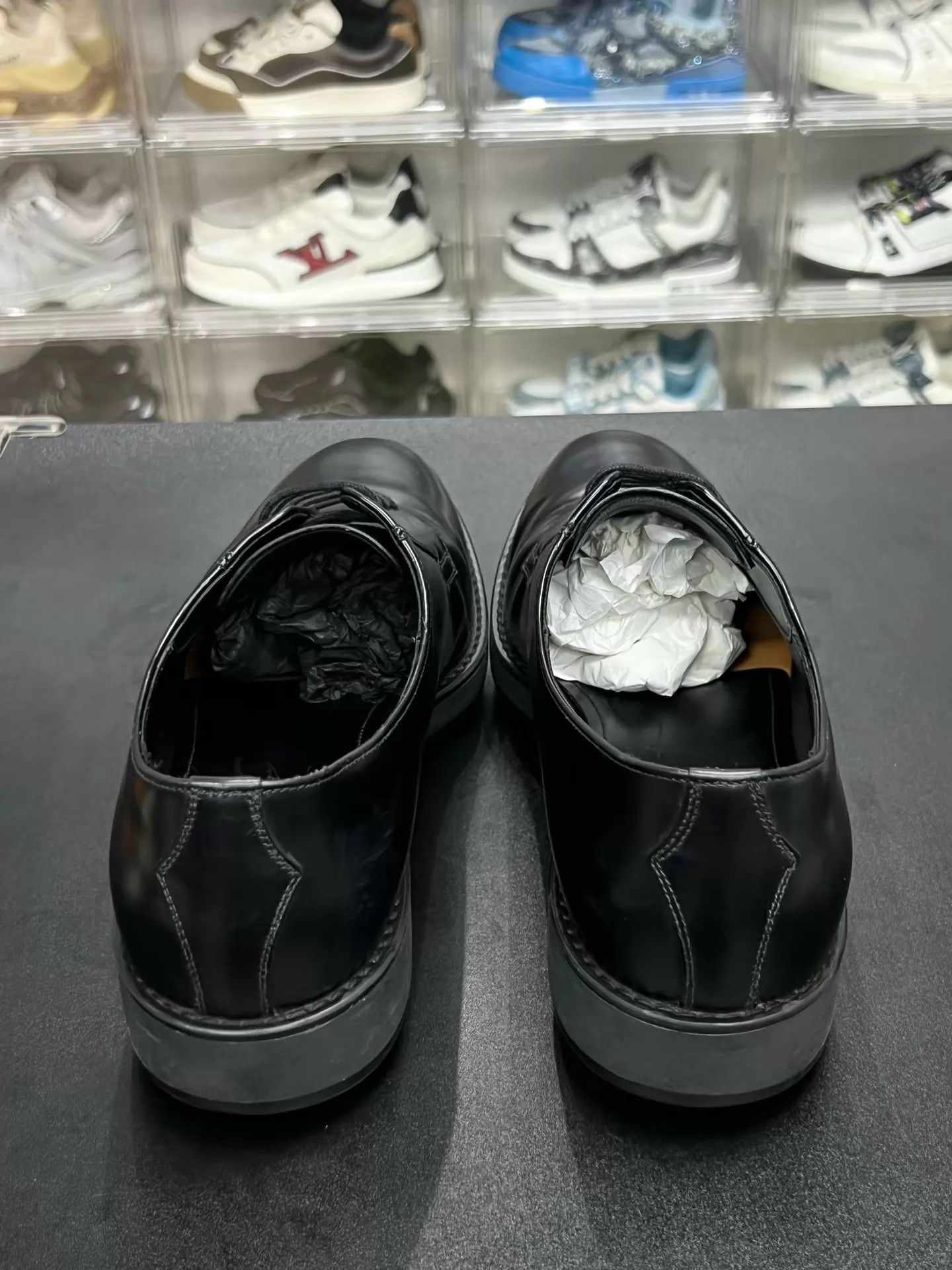 Prada PRADA Black Dress Shoes 43EU Near New Minor Scuffs Size US 10 / EU 43 - 7 Thumbnail
