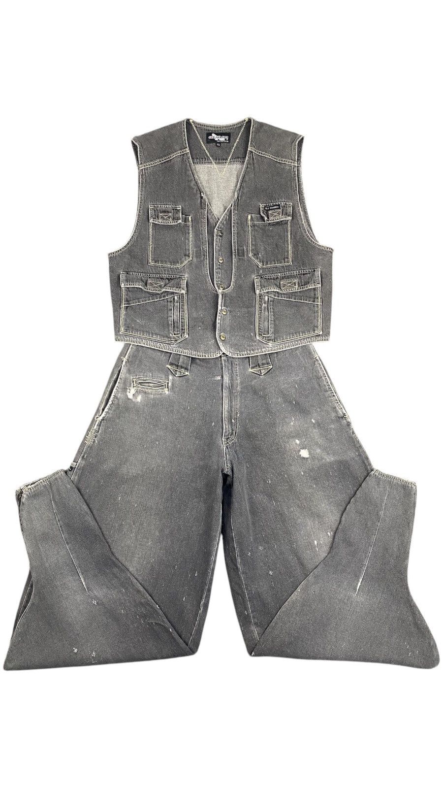 Japanese Brand Ginwashi 1 Set Denim Worker Size US 32 / EU 48 - 1 Thumbnail