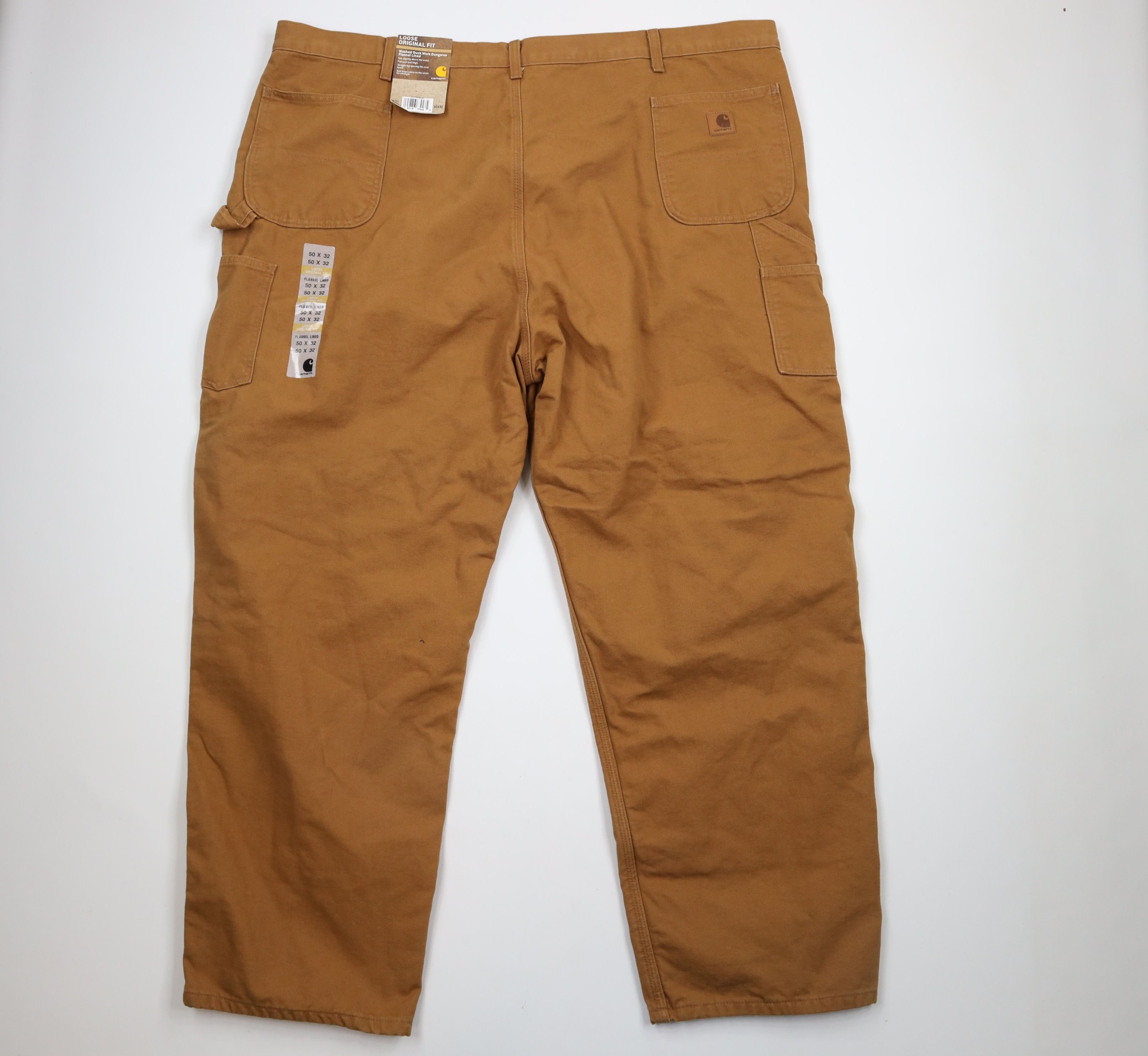 Carhartt × Vintage Deadstock Vintage Carhartt Wide Leg Dungaree Pants Brown Size US 44 / EU 60 - 7 Thumbnail