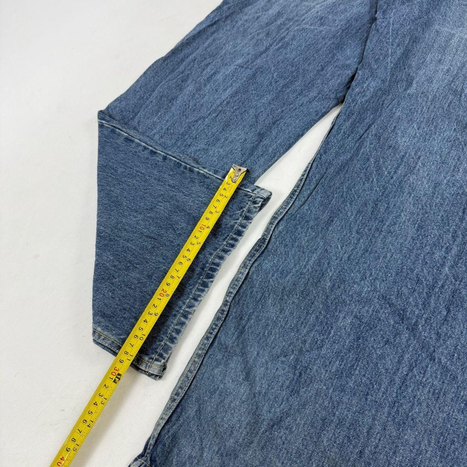 Diesel × Japanese Brand × Vintage Vintage y2k archive faded stonewash baggy rare cyber jeans Size US 42 / EU 58 - 4 Thumbnail