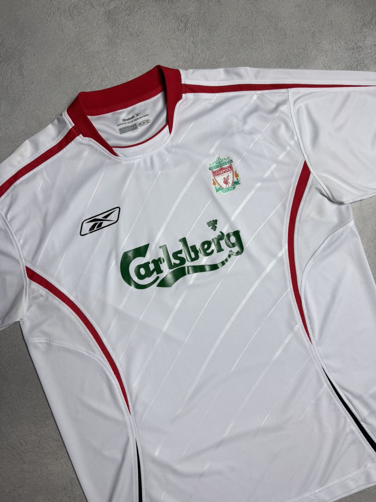 Reebok Liverpool 2005 2006 Away Football Shirt Soccer Jersey Reebok Size US L / EU 52-54 / 3 - 3 Thumbnail