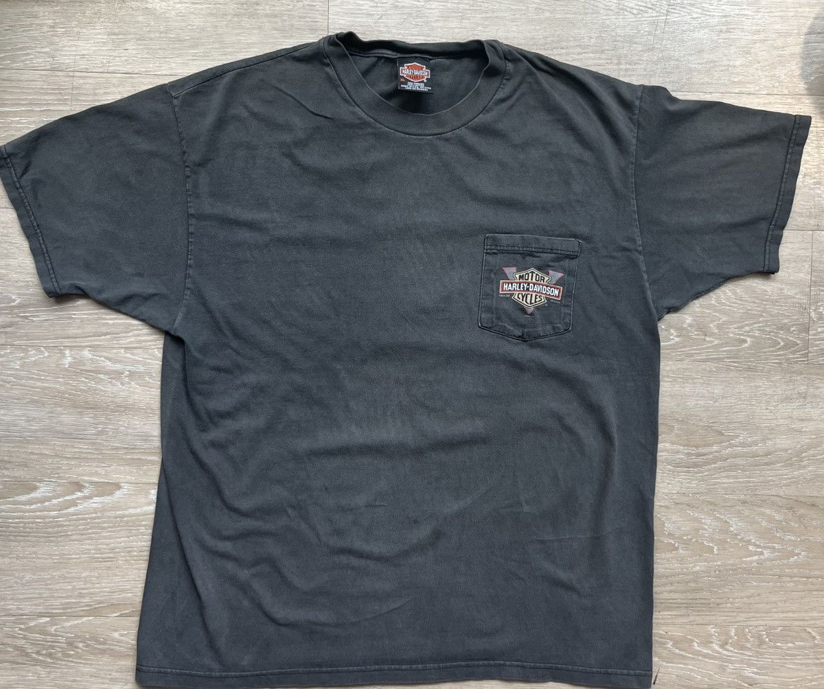 Harley Davidson Vintage 90s Harley Davidson Gangster Tee Size US L / EU 52-54 / 3 - 2 Thumbnail