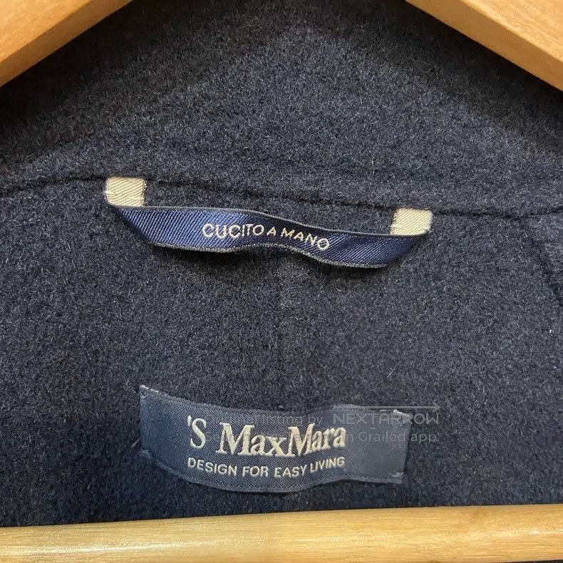 Max Mara Max Mara Classic Navy Blue Wool Coat Size XXS / US 00 / IT 34 - 4 Thumbnail