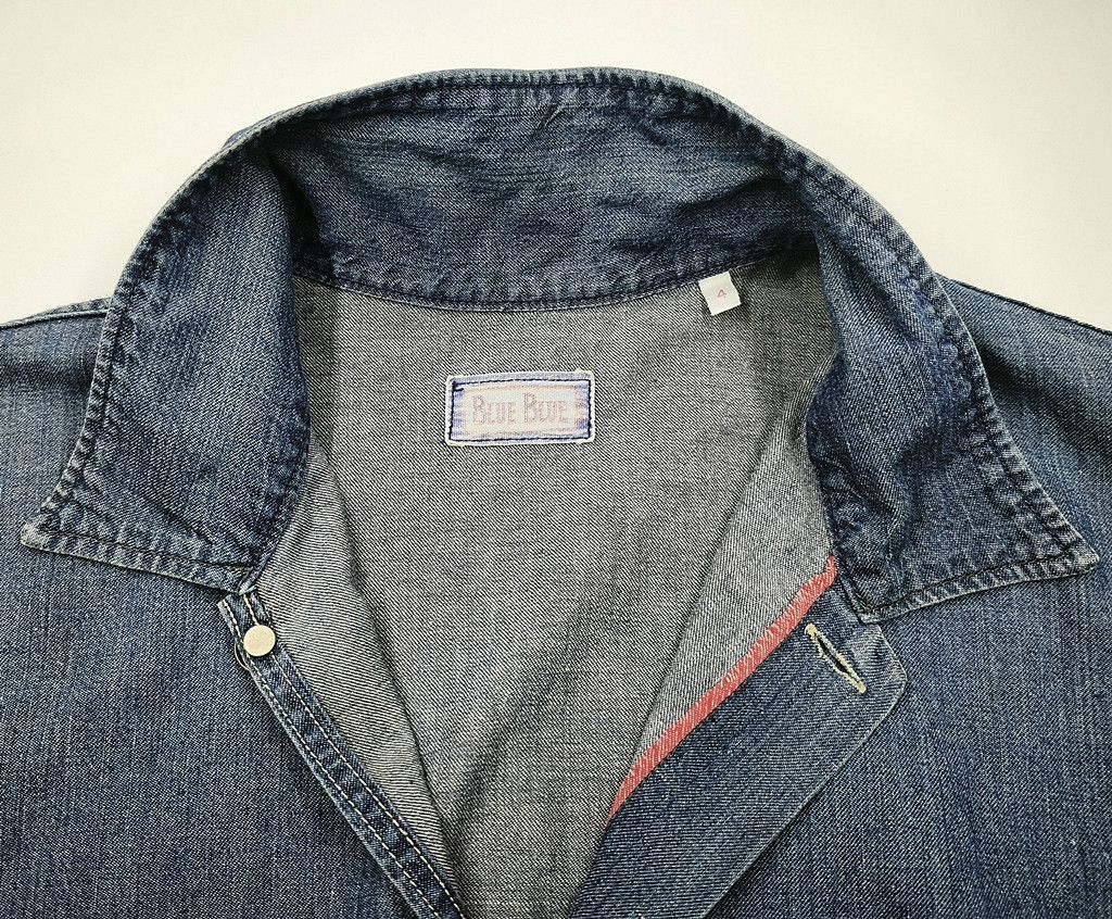 Blue Blue Japan BLUE BLUE SOS selvedge buttonfly chore jacket Size US L / EU 52-54 / 3 - 6 Thumbnail