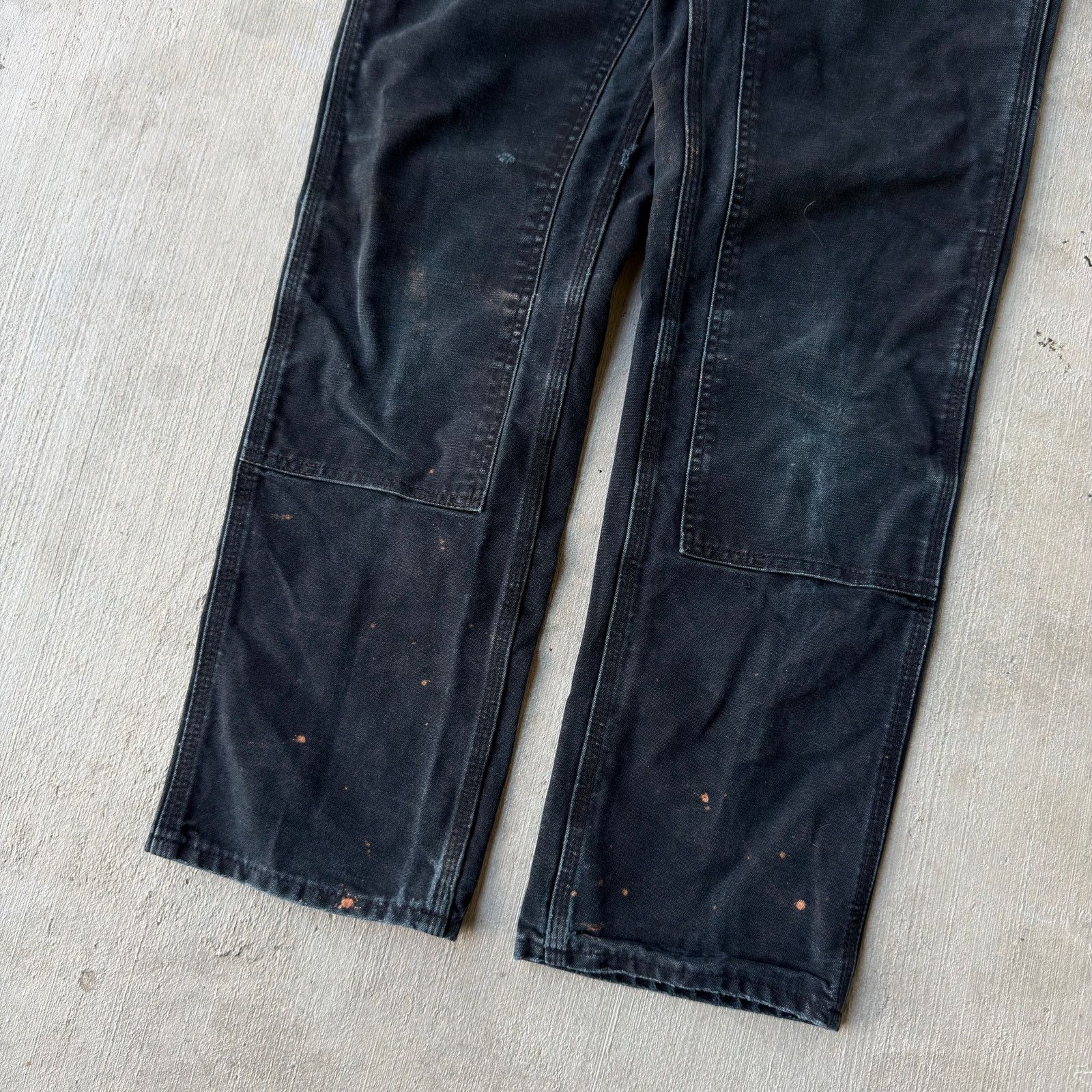 Carhartt × Vintage Carhartt black double knee work wear carpenter pants Size US 27 - 3 Thumbnail