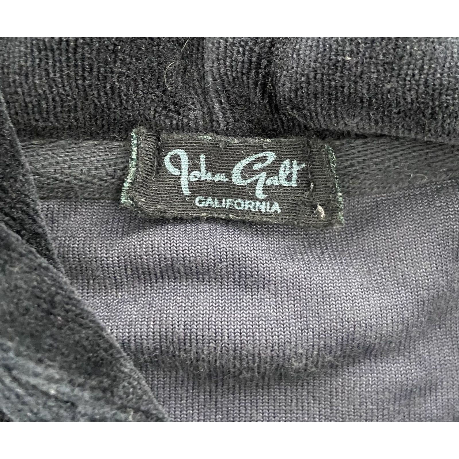 Brandy Melville Brandy Melville John Galt Sweater Womens One Size OS Blue Velour Full Zip Hoodie Brand Vintage No Size ONE SIZE - 5 Thumbnail