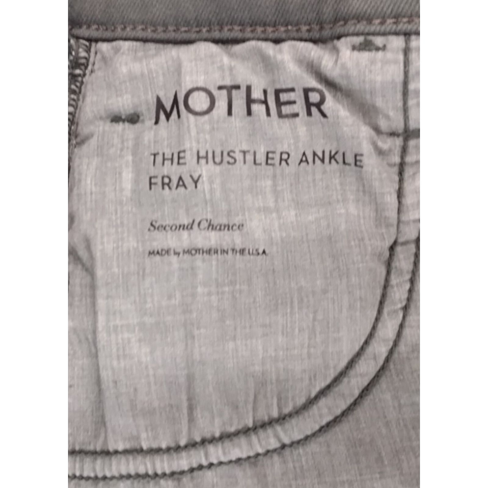MOTHER Mother The Hustler Ankle Fray Women's 27" Green Distressed Size 27" / US 4 / IT 40 - 6 Thumbnail