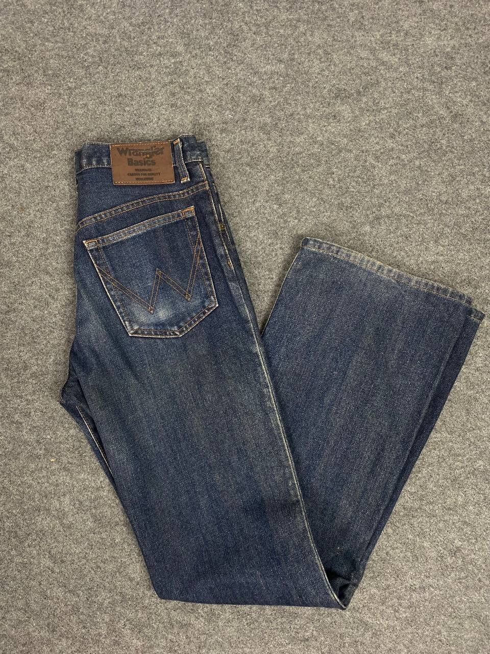 Vintage vintage wrangler basics bootcut flare denim Size US 30 / EU 46 - 2 Thumbnail