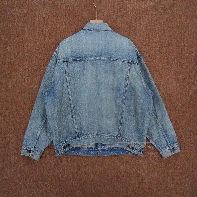 Balenciaga Balenciaga Washed Denim Oversized Jacket Size US XS / EU 42 / 0 - 3 Thumbnail