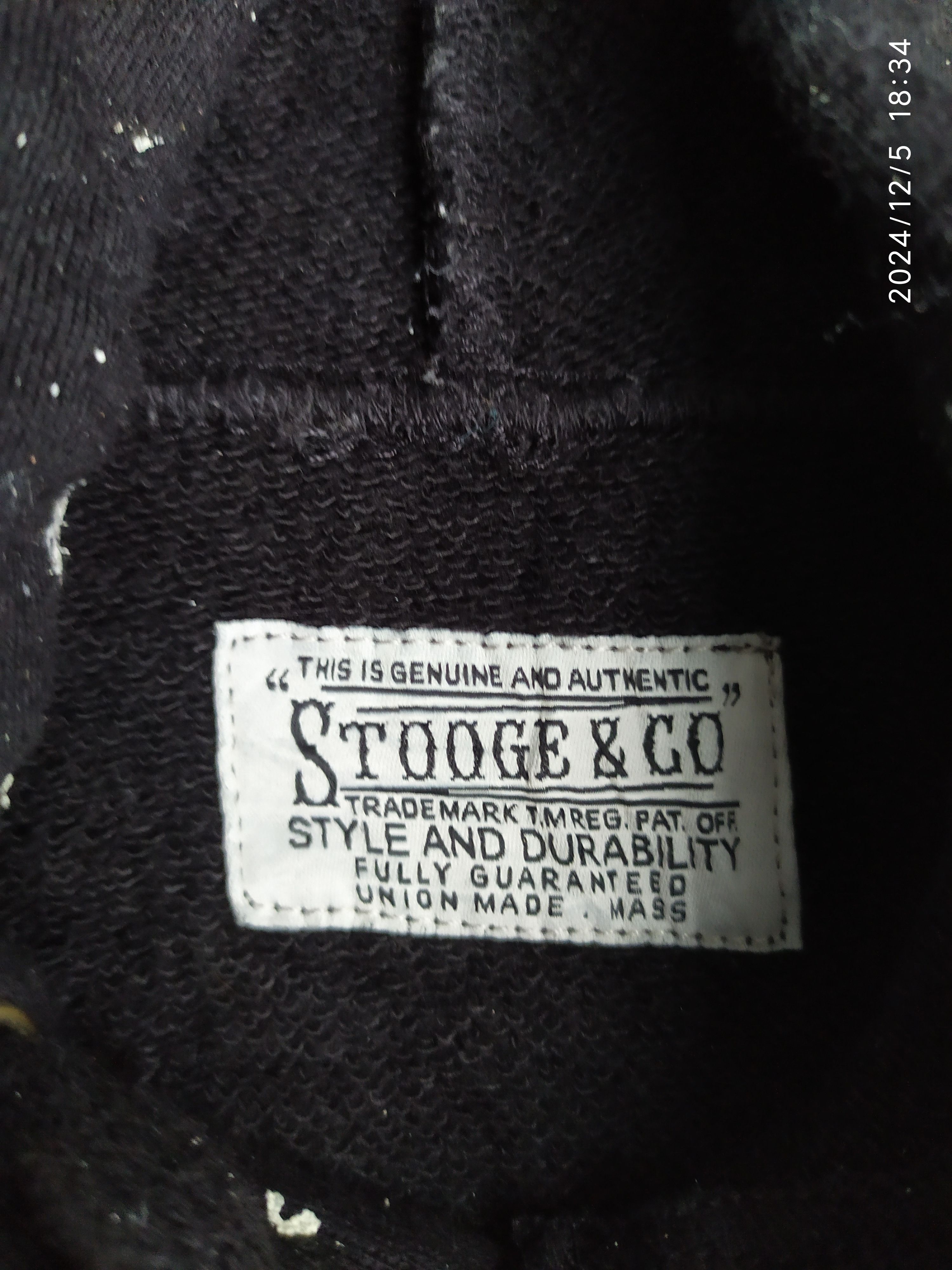 Japanese Brand Japanese Stooge&co Skull painted up zip up hoodie distressed Size US M / EU 48-50 / 2 - 10 Thumbnail