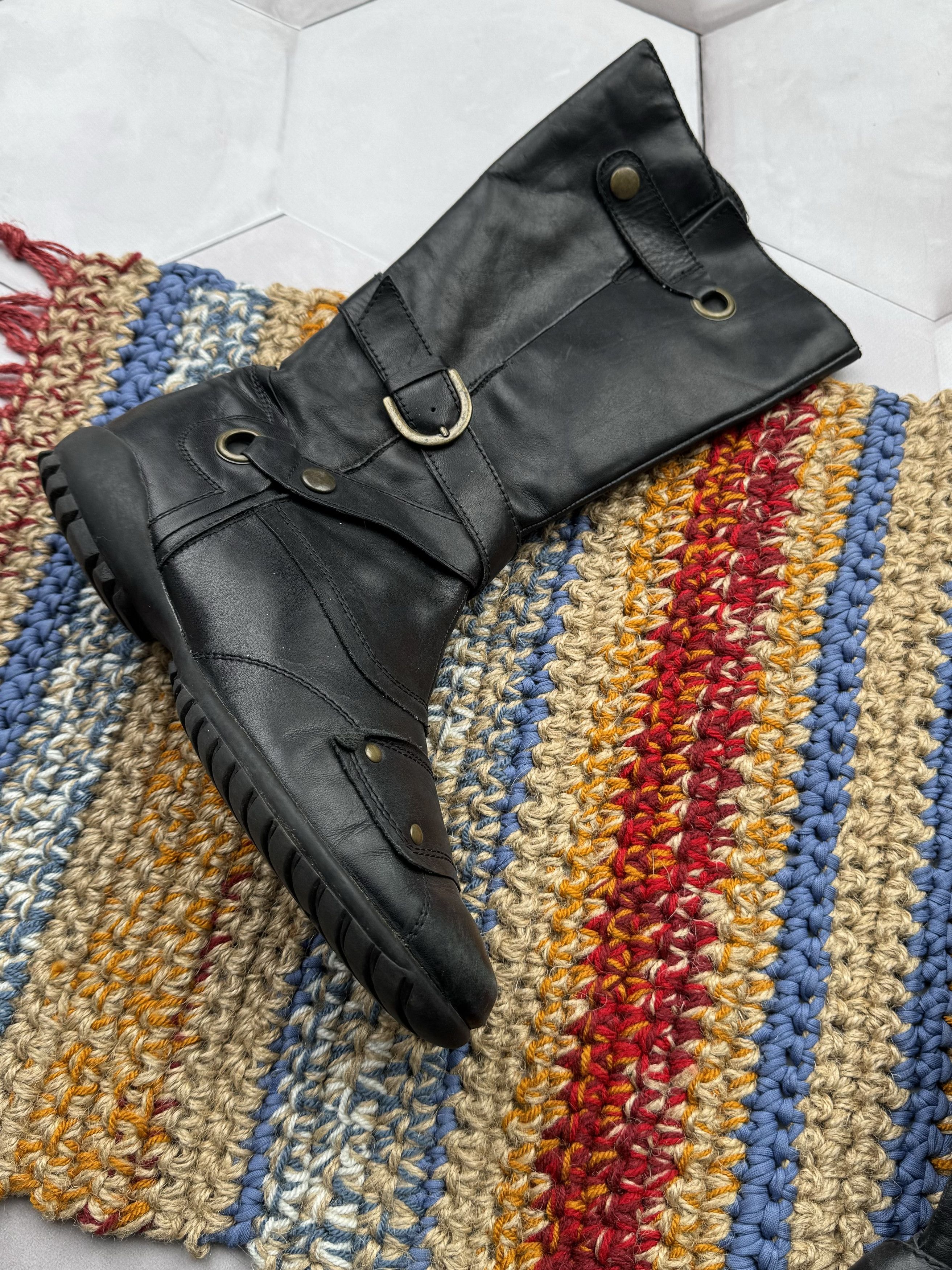 Japanese Brand Vintage Bondage Boots (E4) Size US 7 / IT 37 - 2 Thumbnail