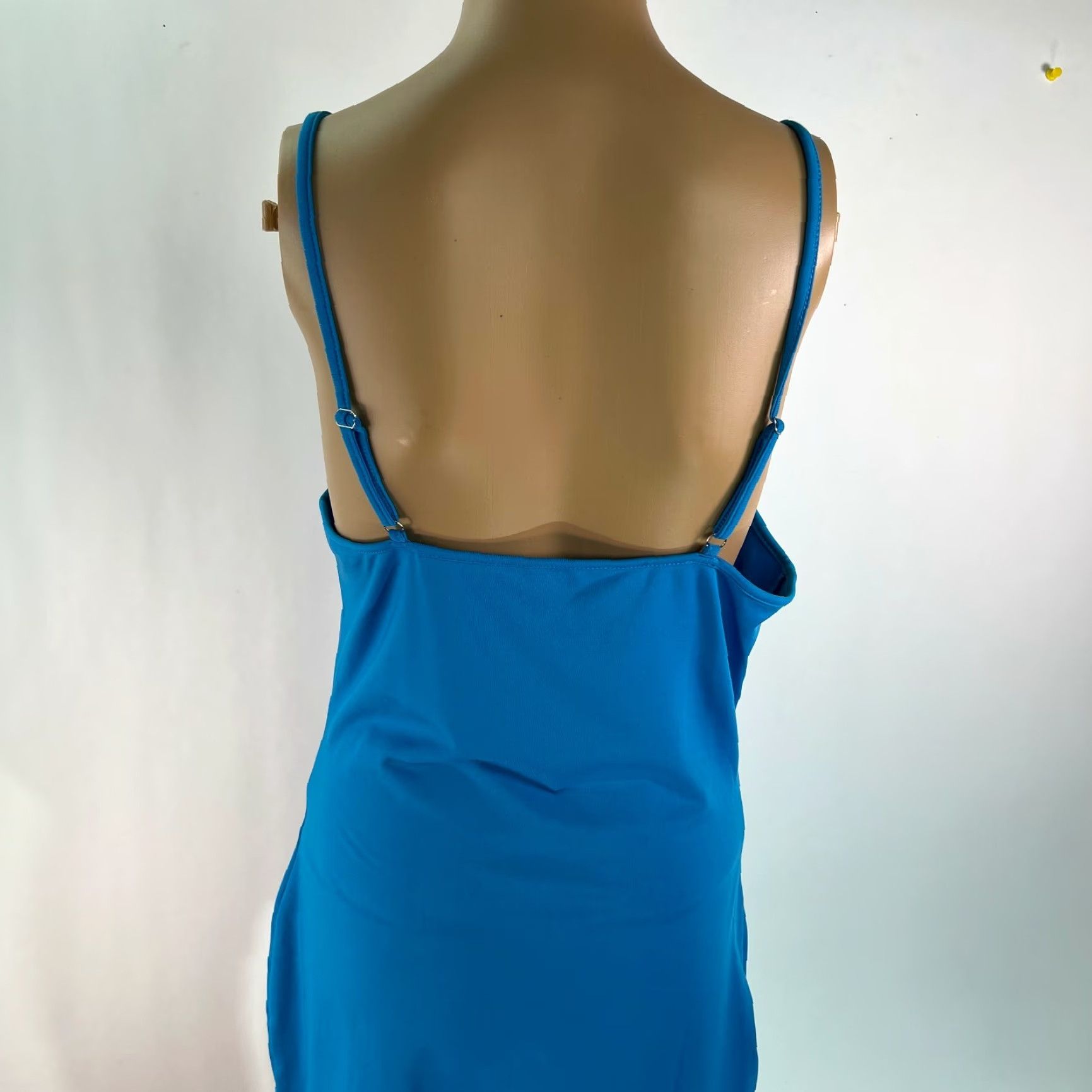 Vintage Unbranded Pullover Bodycon Sheath Dress Women's XL Blue Shirt? Size XL / US 12-14 / IT 48-50 - 6 Thumbnail