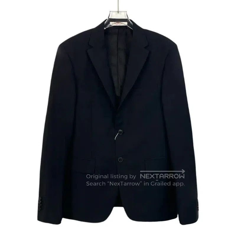 Valentino Valentino Black Men's Blazer Jacket . Size US S / EU 44-46 / 1 - 1 Thumbnail