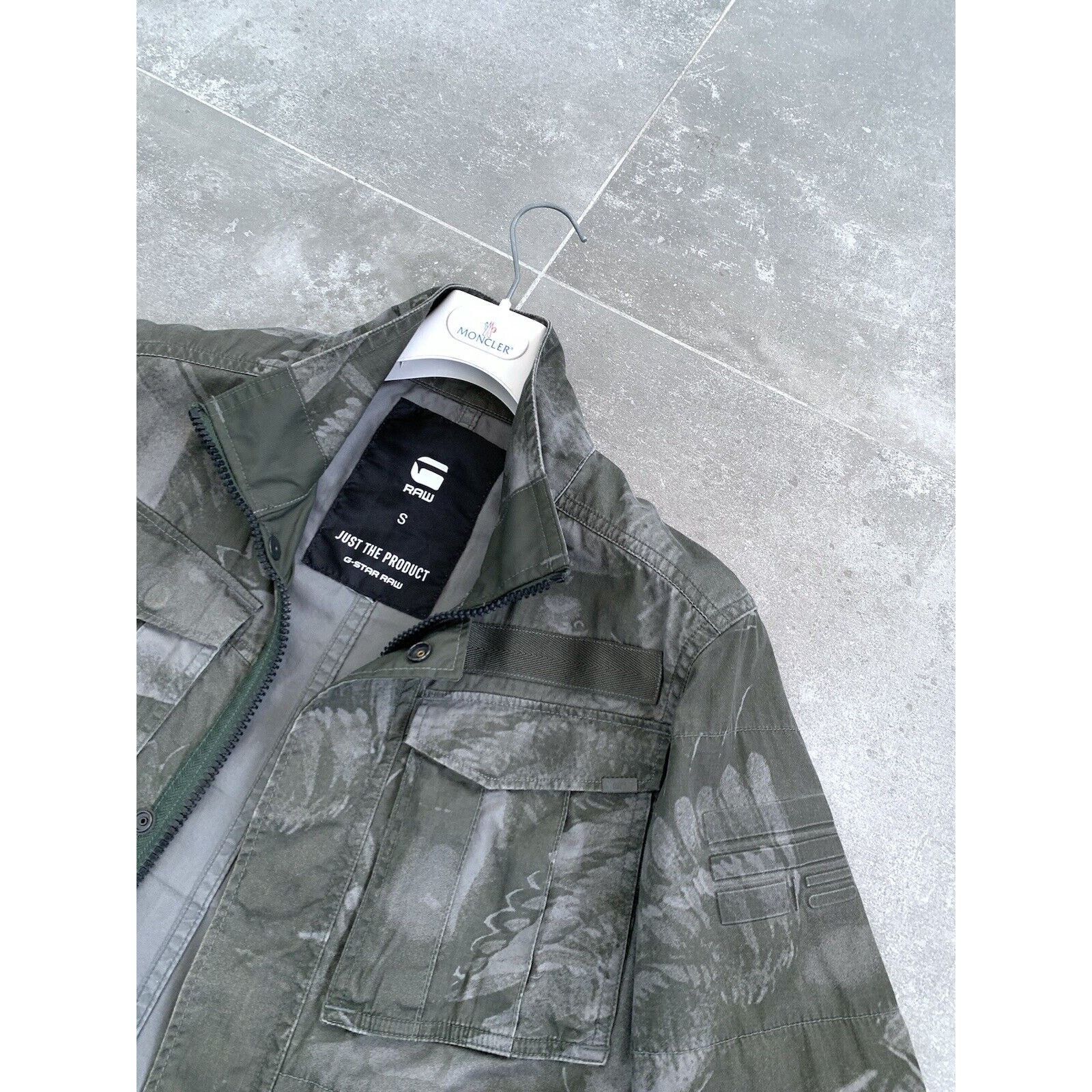 G-Star Men's G-STAR Raw Camo Overshirt Military Coat Jacket S EU 46 Size US S / EU 44-46 / 1 - 13 Thumbnail