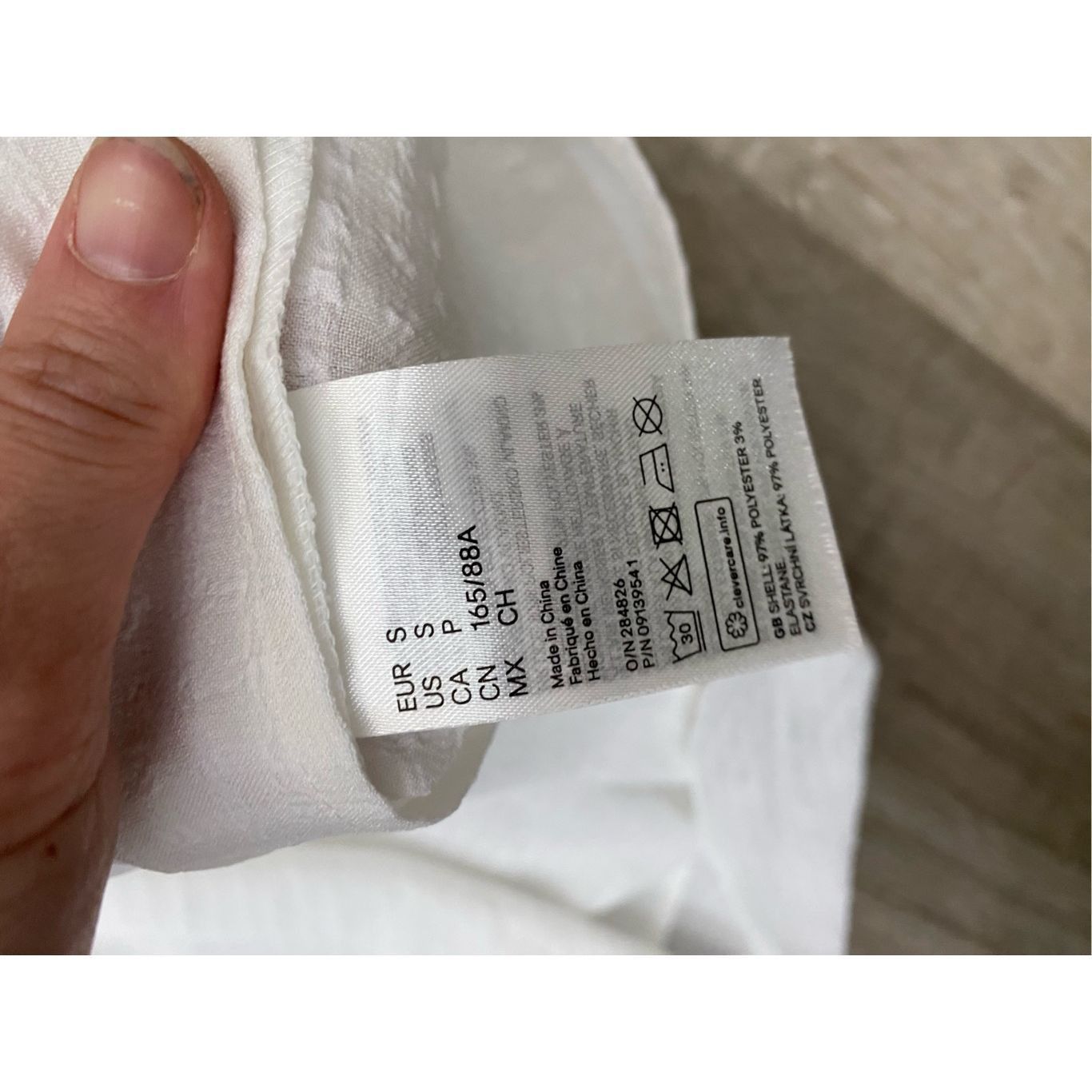H&M H&M White Seersucker Top, Strappy Shirt, Size Small Size S / US 4 / IT 40 - 5 Thumbnail