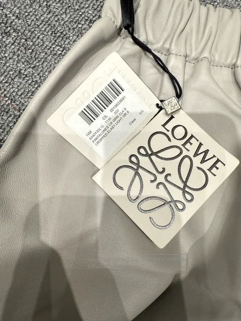 Loewe Loewe size S Loose leather pants Size 22" - 4 Thumbnail