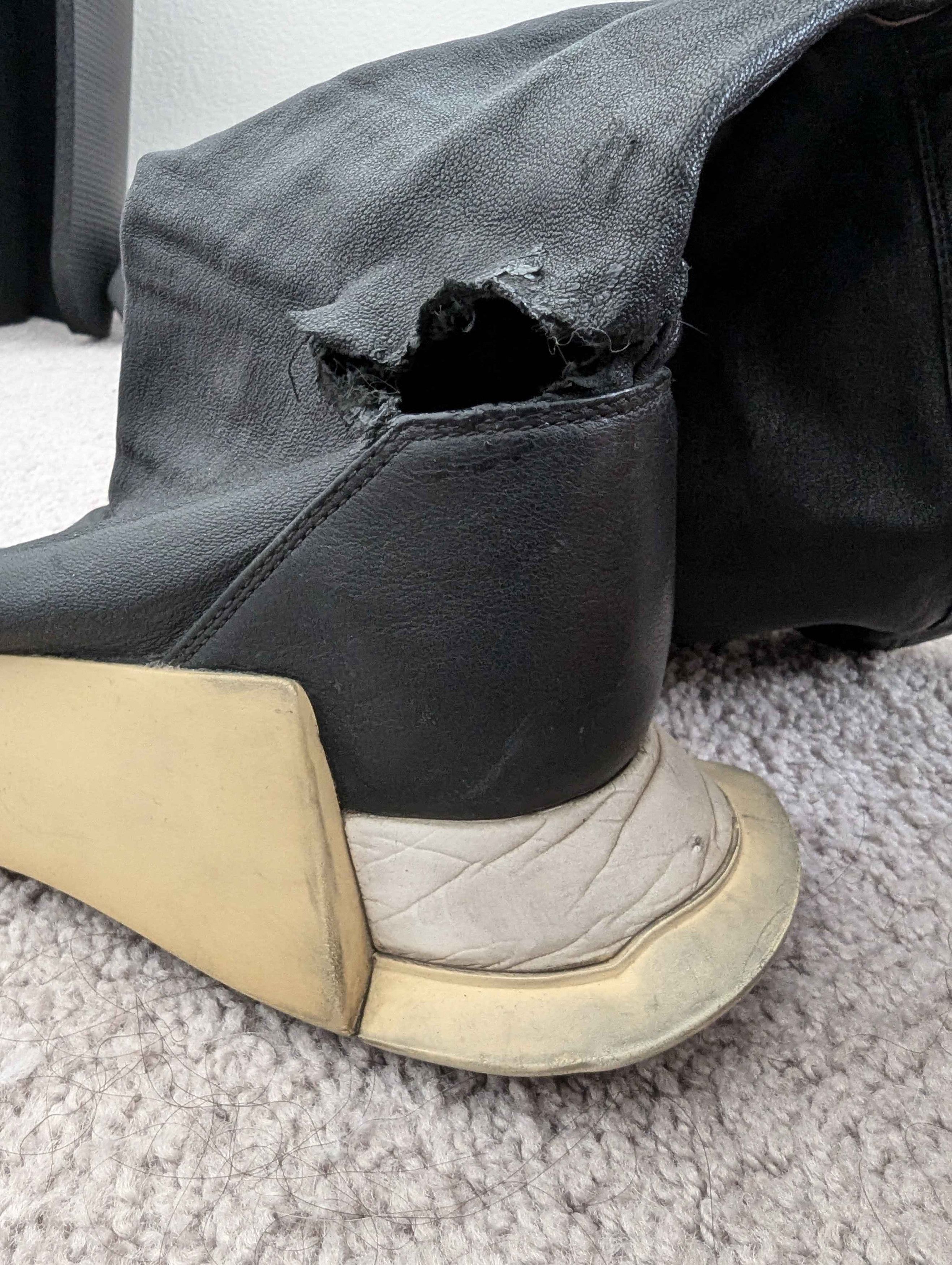 Adidas × Rick Owens Rick Owens Adidas Level Runner High Sock Sneaker Size US 11 / EU 44 - 4 Thumbnail