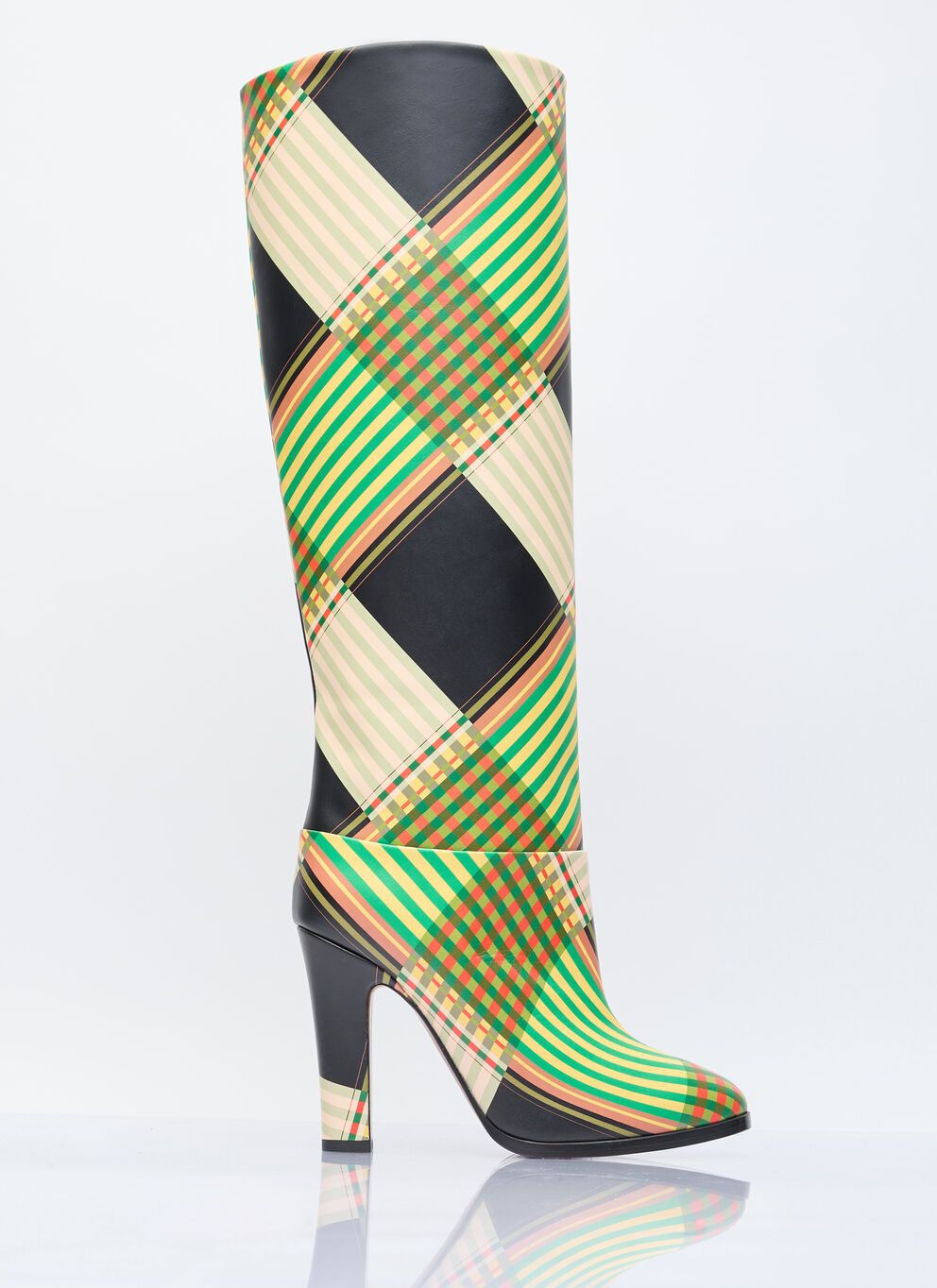 image of Vivienne Westwood Midas Boots in Green, Women's (Size 7)