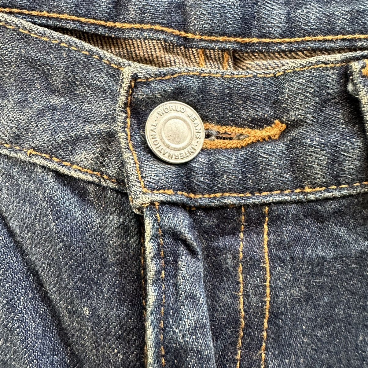 Japanese Brand Vintage Bobson Sick Pant Faded Denim Jean W30 Size US 30 / EU 46 - 6 Thumbnail