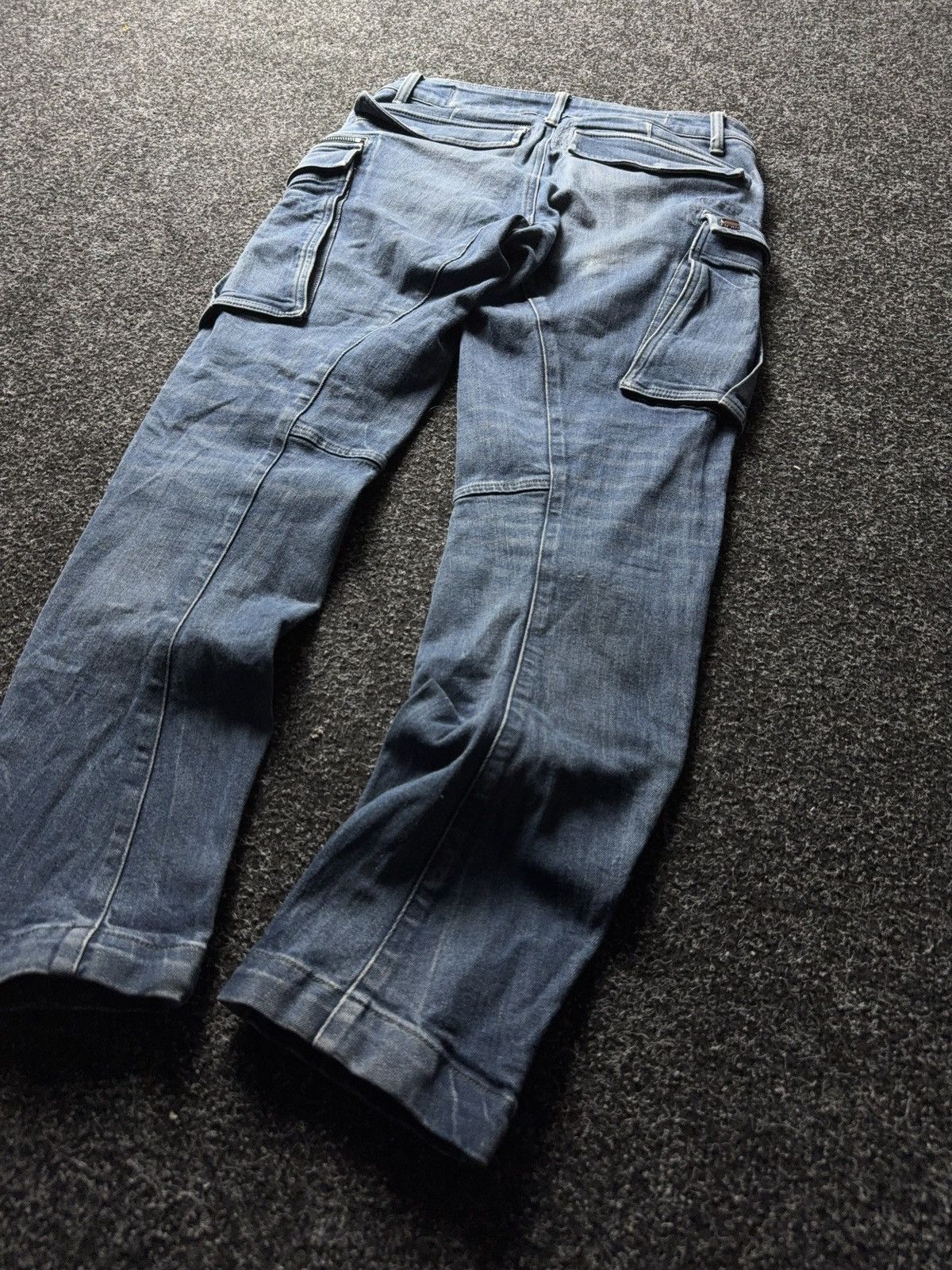 G-Star Avant Garde Japanese G-Star RAW 3D Utility Cargo Jeans W30 Size US 30 / EU 46 - 12 Thumbnail