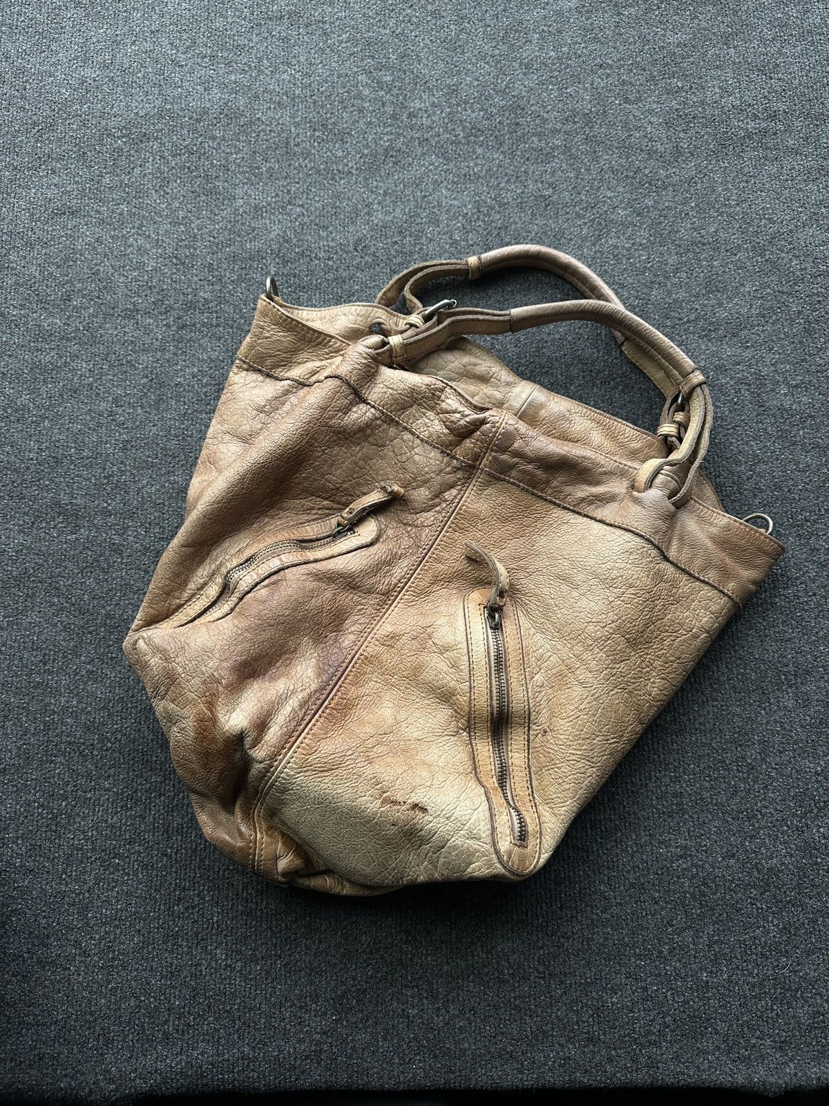 Other 🚨Y2K AVANT-GARDE 🚨mesh brown Japan style hand bag Y2K 90s Size ONE SIZE - 1 Thumbnail