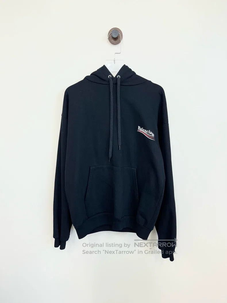 Balenciaga Balenciaga Black Coca-Cola wave print logo hooded sweatshi Size US S / EU 44-46 / 1 - 1 Thumbnail
