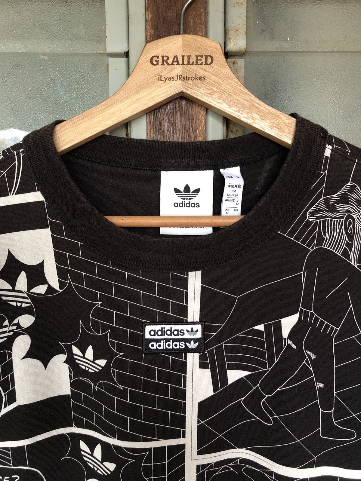 Adidas Adidas Men’s R.Y.V Allover Print Shirt Tee Size US M / EU 48-50 / 2 - 15 Thumbnail